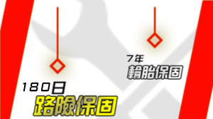 100 Days Road Harzard Warranty, 7 Years Tyre Limited Warranty.